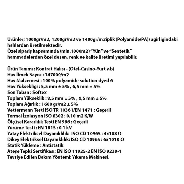 Samur OS 04 016 - 14 Kahverengi Kontrat Halısı