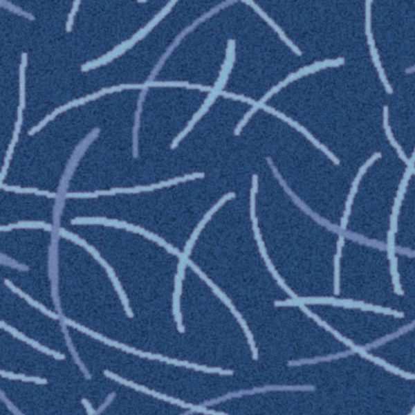 Velvet Mavi Proje Halısı